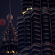 Foto del eclipse lunar total capturada en Kuala Lumpur, Malasia.